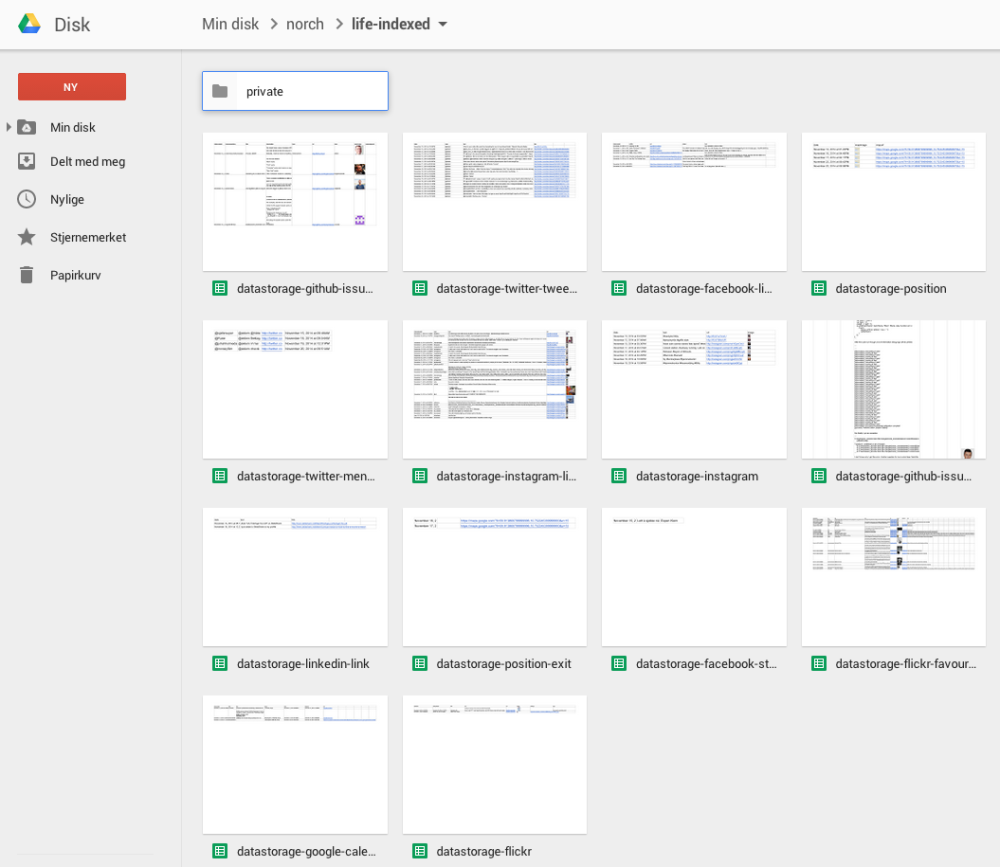 Data from different sources added to spreadsheets on Google Drive with IFTTT